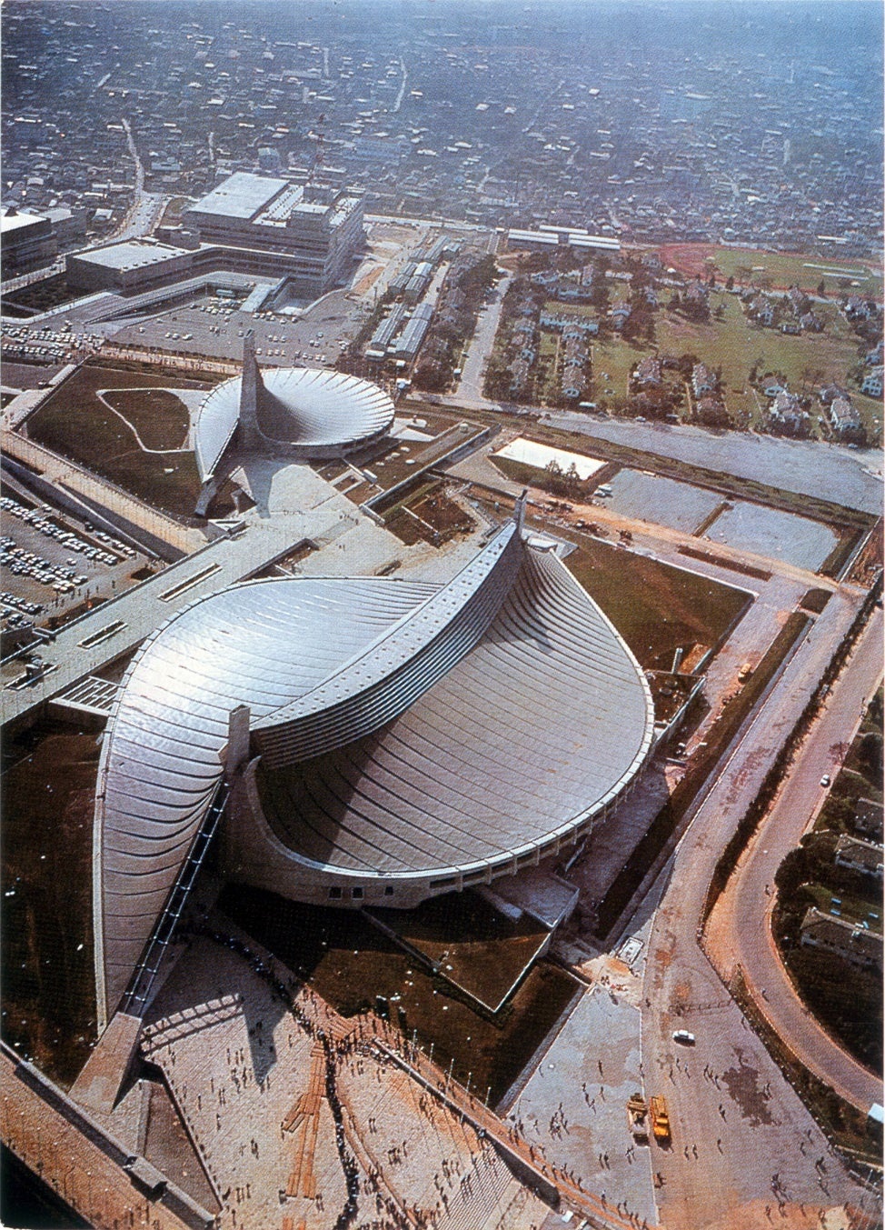 絵葉書 代々木総合体育館　1964年（昭和39）