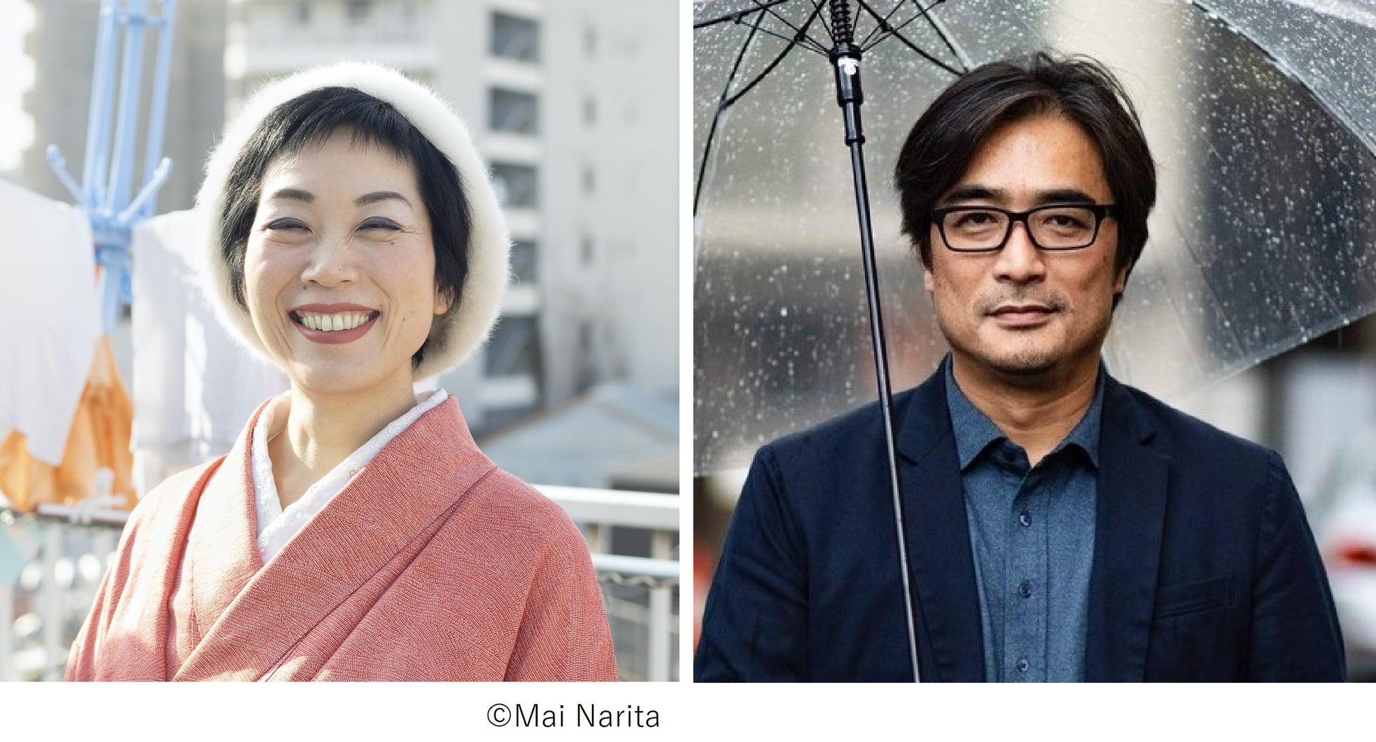 写真左:上田 假奈代・写真右:岸 政彦