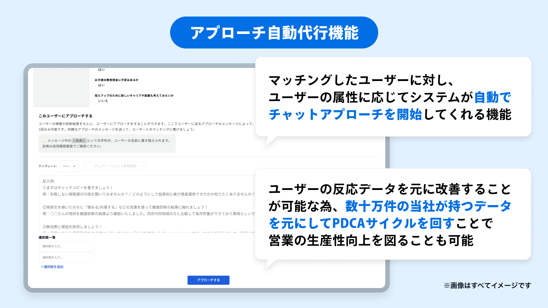 金融オンライン営業ツール『オカネコBiz』より新機能「アプローチ自動