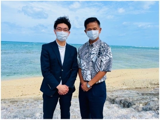 ▲写真左より金田郷史、平良秀樹氏