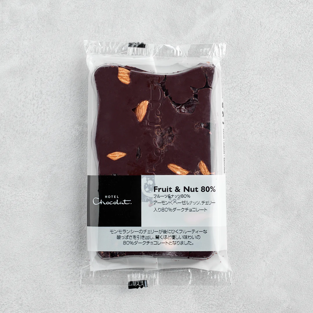80%ダークチョコレート フルーツ&ナッツ セレクター ￥880（税込）