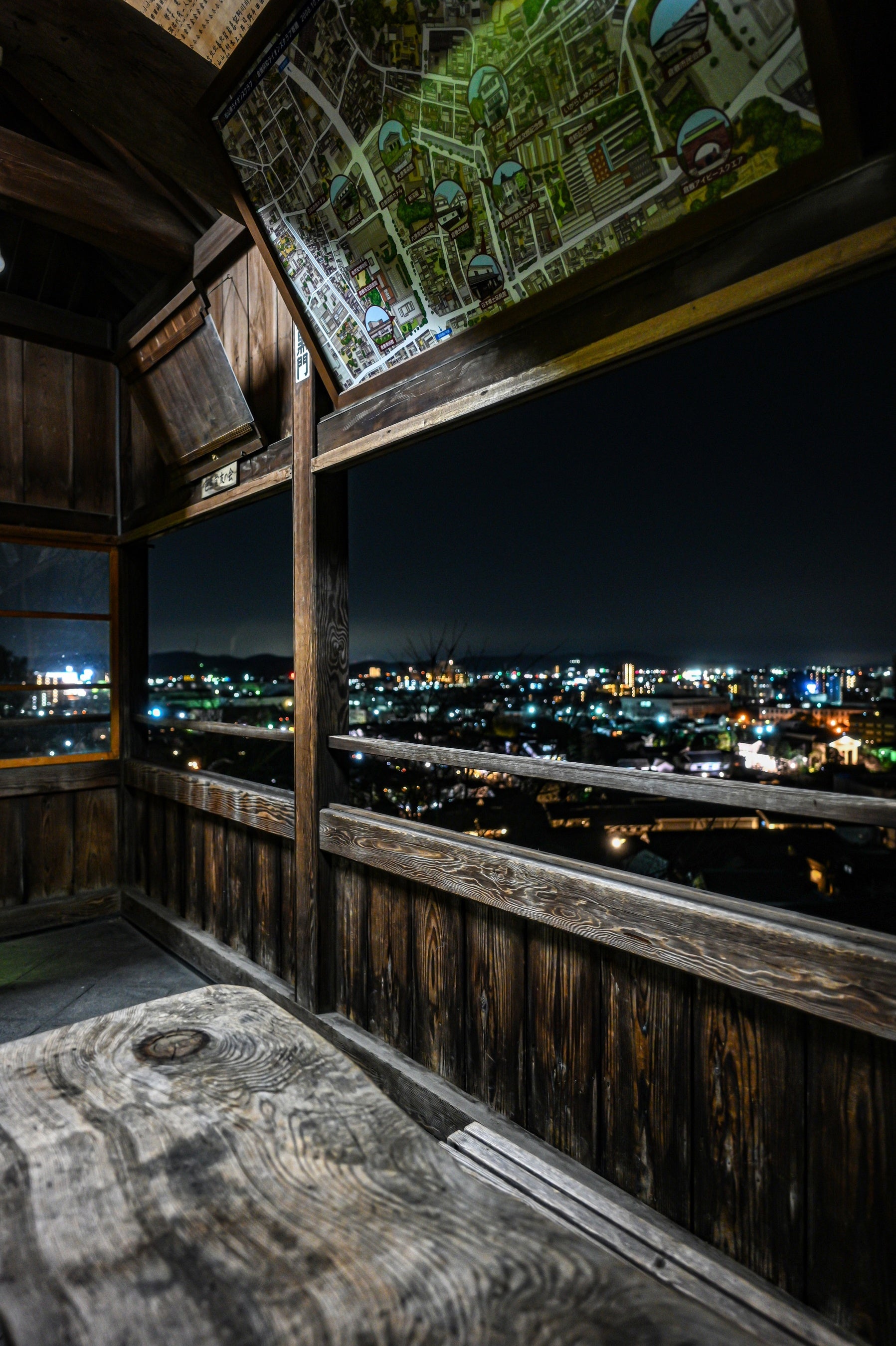 「ひみつの夜景」優秀賞作品　 阿智神社（倉敷市）