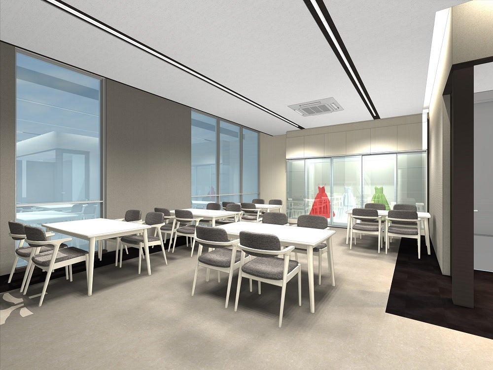 ブライダルサロン調コミュニティスペースイメージ