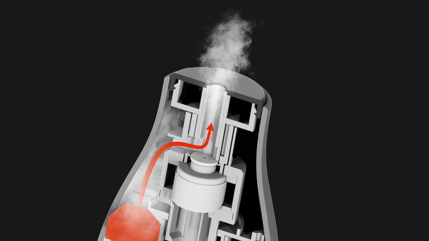 刺激で朝の眠気がスッキリ！目覚ましパーソナルディフューザー