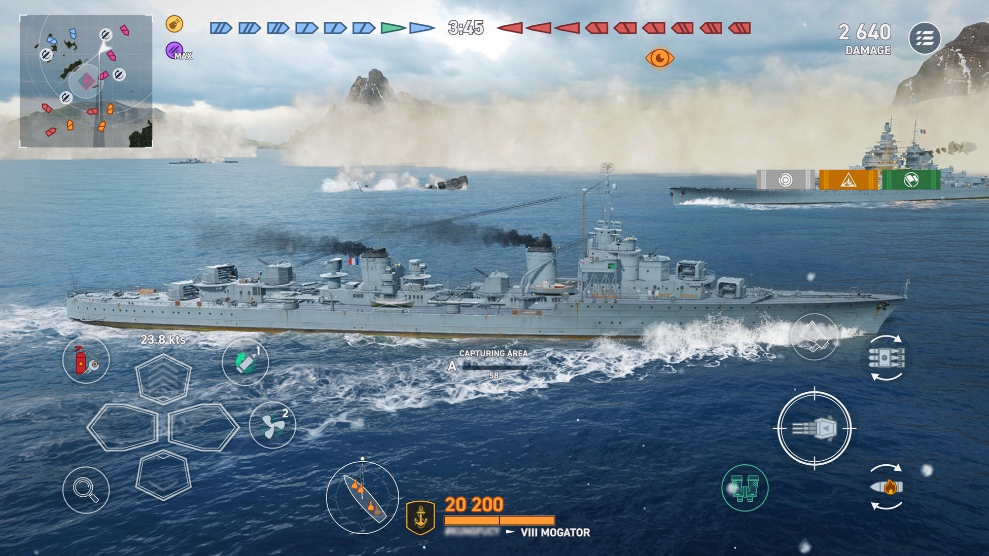 オンライン海戦アクションゲーム『World of Warships: Legends』のスマホ版が登場