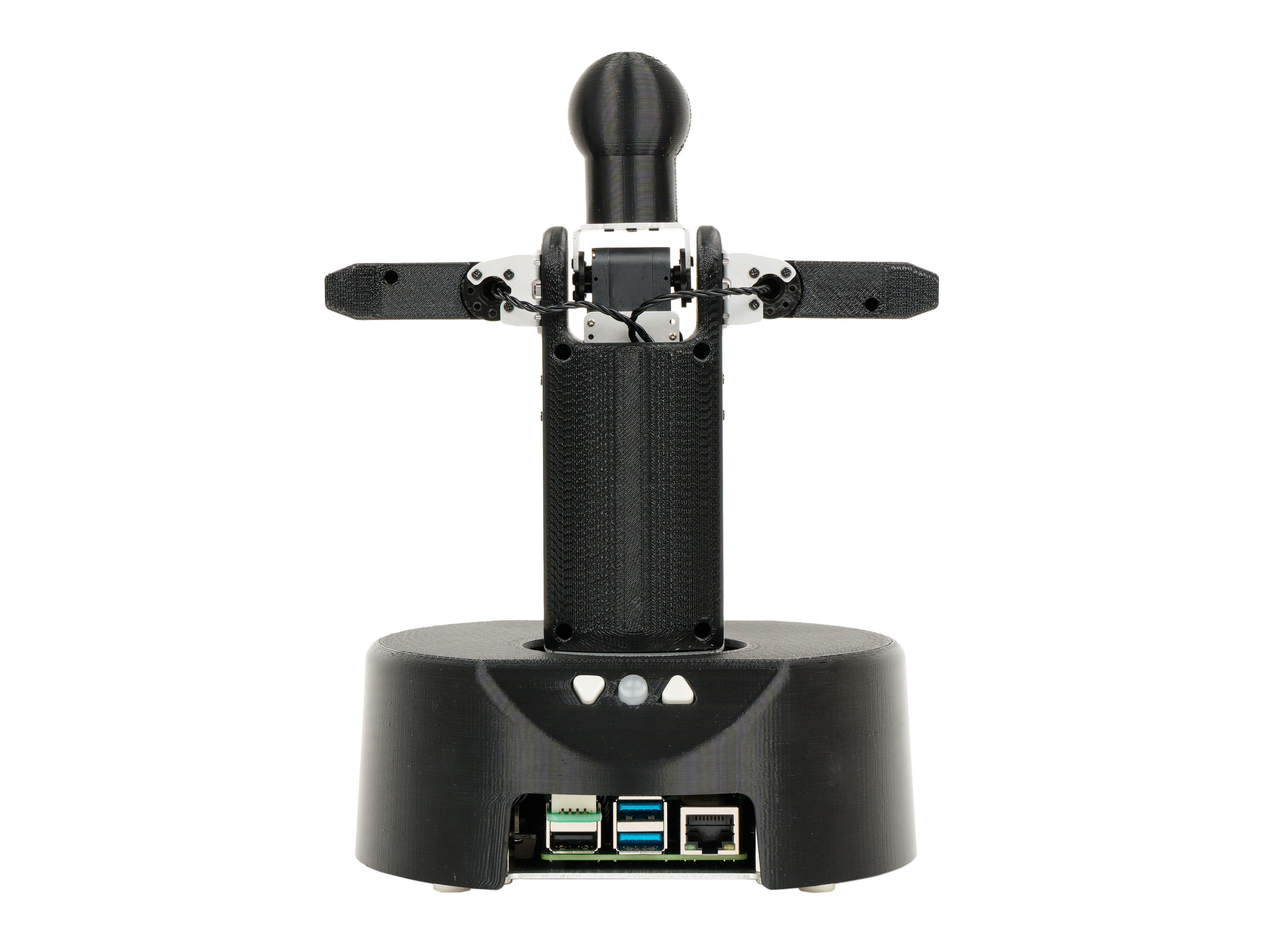 小型コミュニケーションロボット ベースモデル VS-KRM01（背面からの写真）