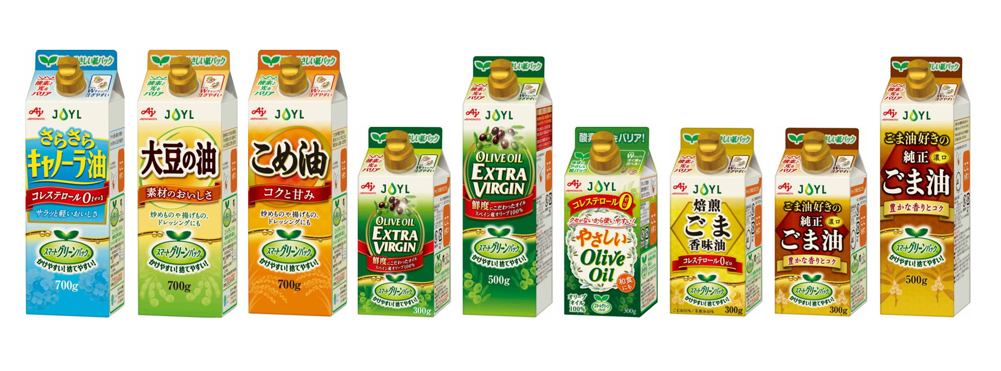 「スマートグリーンパック®」シリーズの家庭用製品