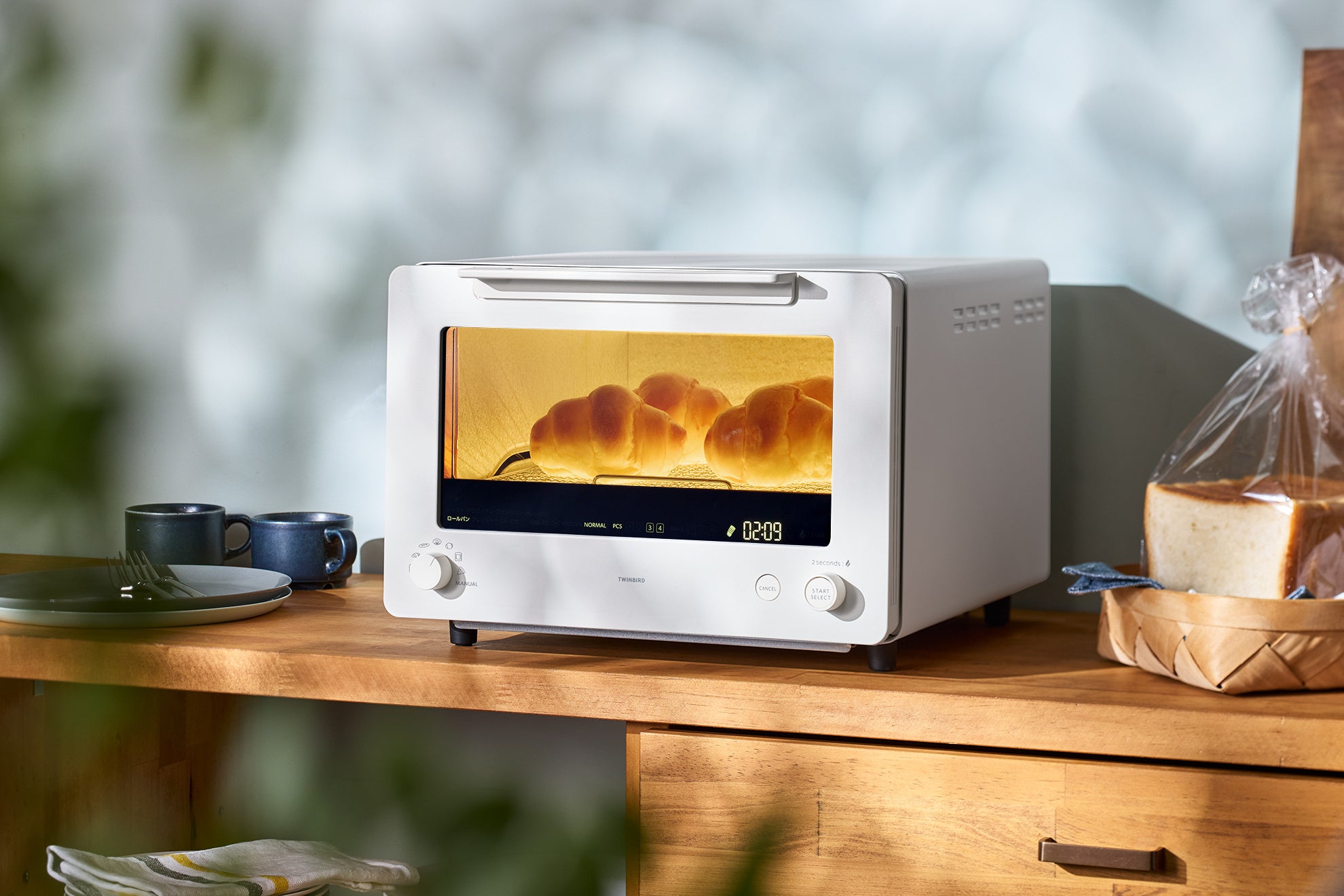 新発売「匠ブランジェトースター PLUS（TS-D487B/W）」匠の火入れで