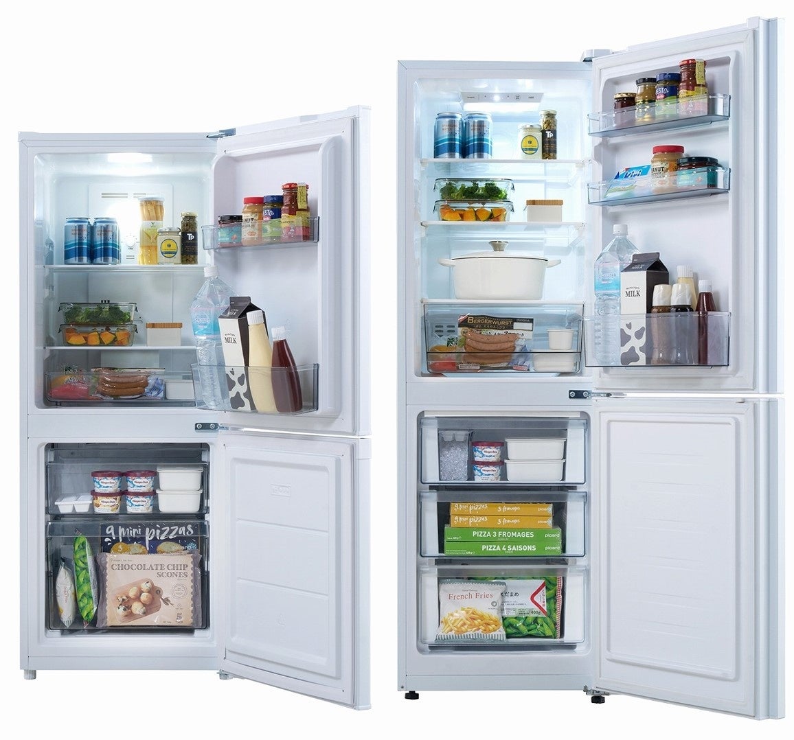 ひとり暮らしの新しいスタンダードに。パーソナルな2ドア冷凍冷蔵庫