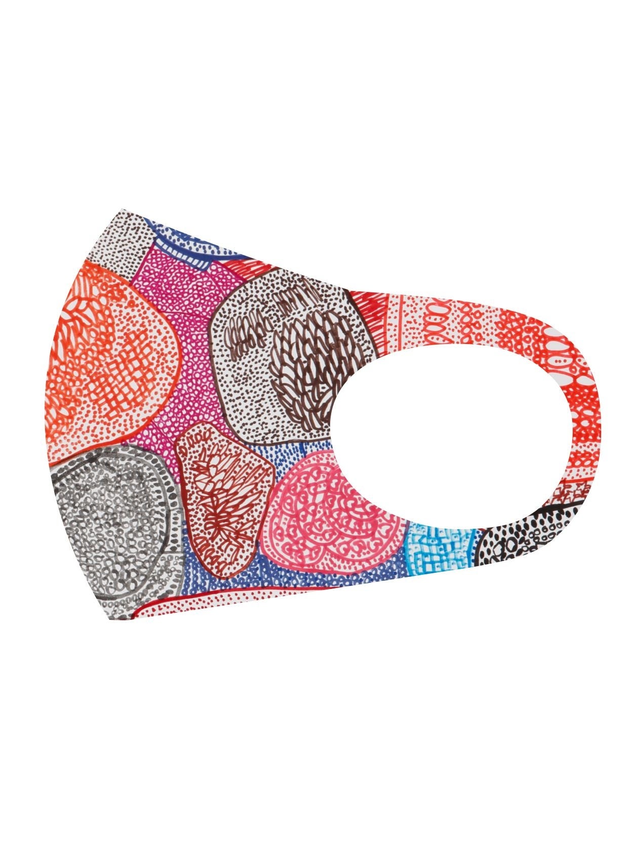 ヘラルボニーデザインのマスク（イメージ）