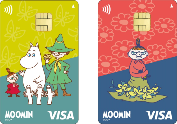 左・ムーミン（グリーン）　　　右・リトルミイ（レッド）　　　　　　　　　　©Moomin Characters™