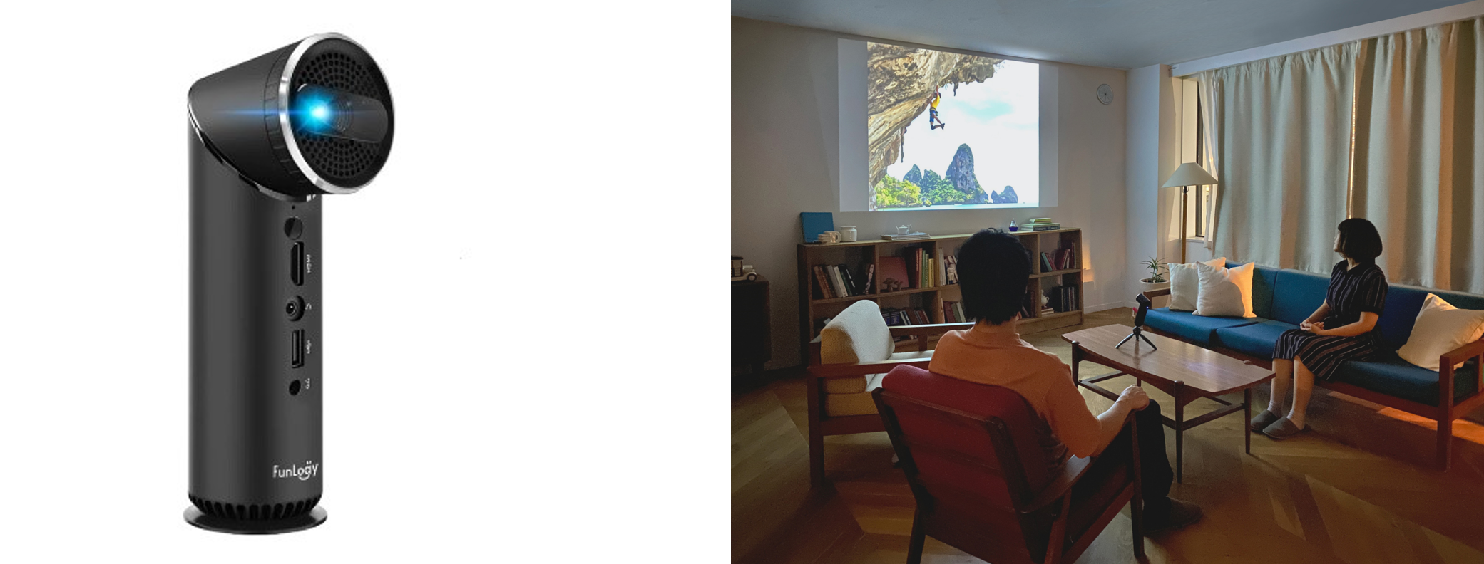 「モバイルプロジェクター」【FunLogy 小型プロジェクター FunLogy X-03】