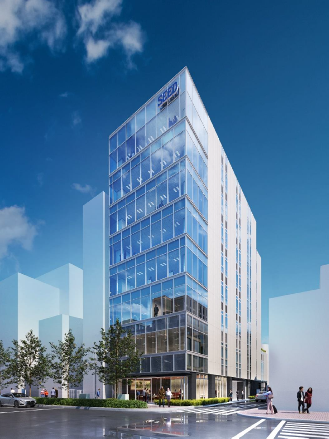 （仮称）シード新本社ビル　外観イメージ