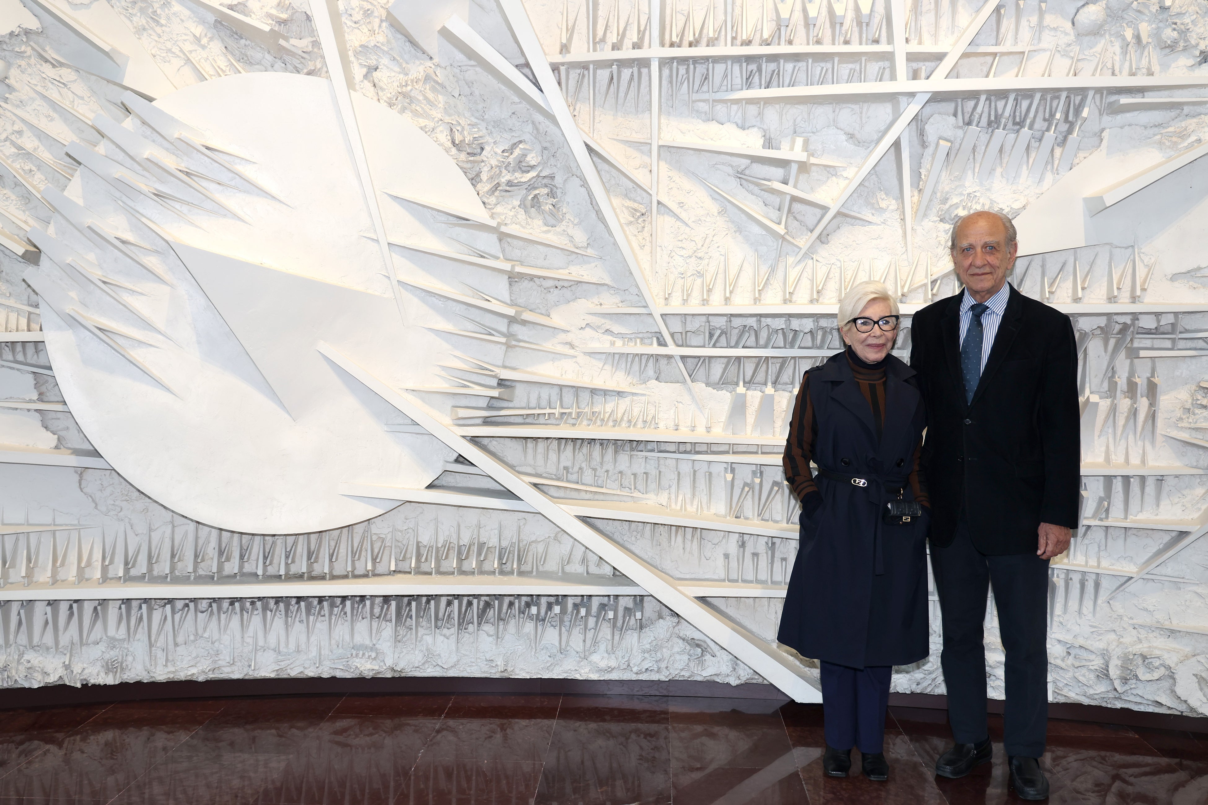 Anna Fendi and Giuseppe Tedesco