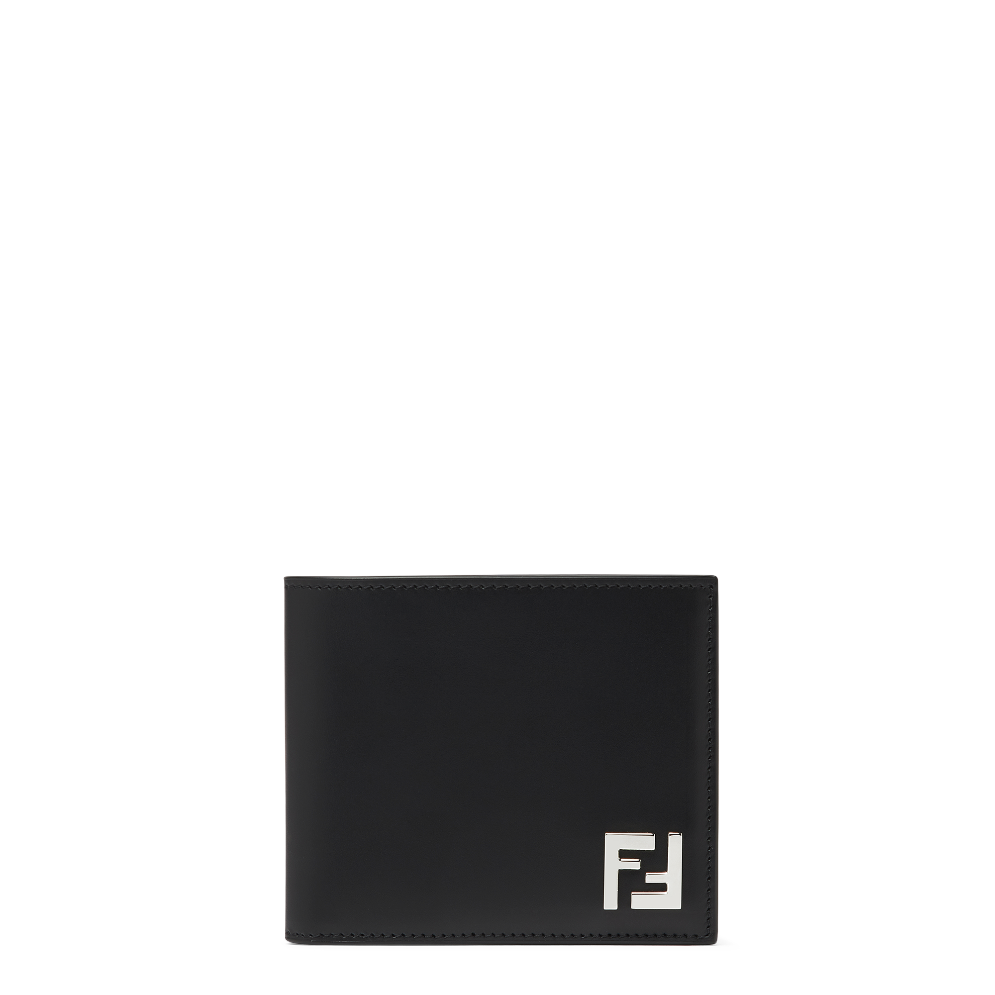 「FF スクエア」二つ折りウォレット¥61,600（レザー製 H9.5 W11 D1.5cm）