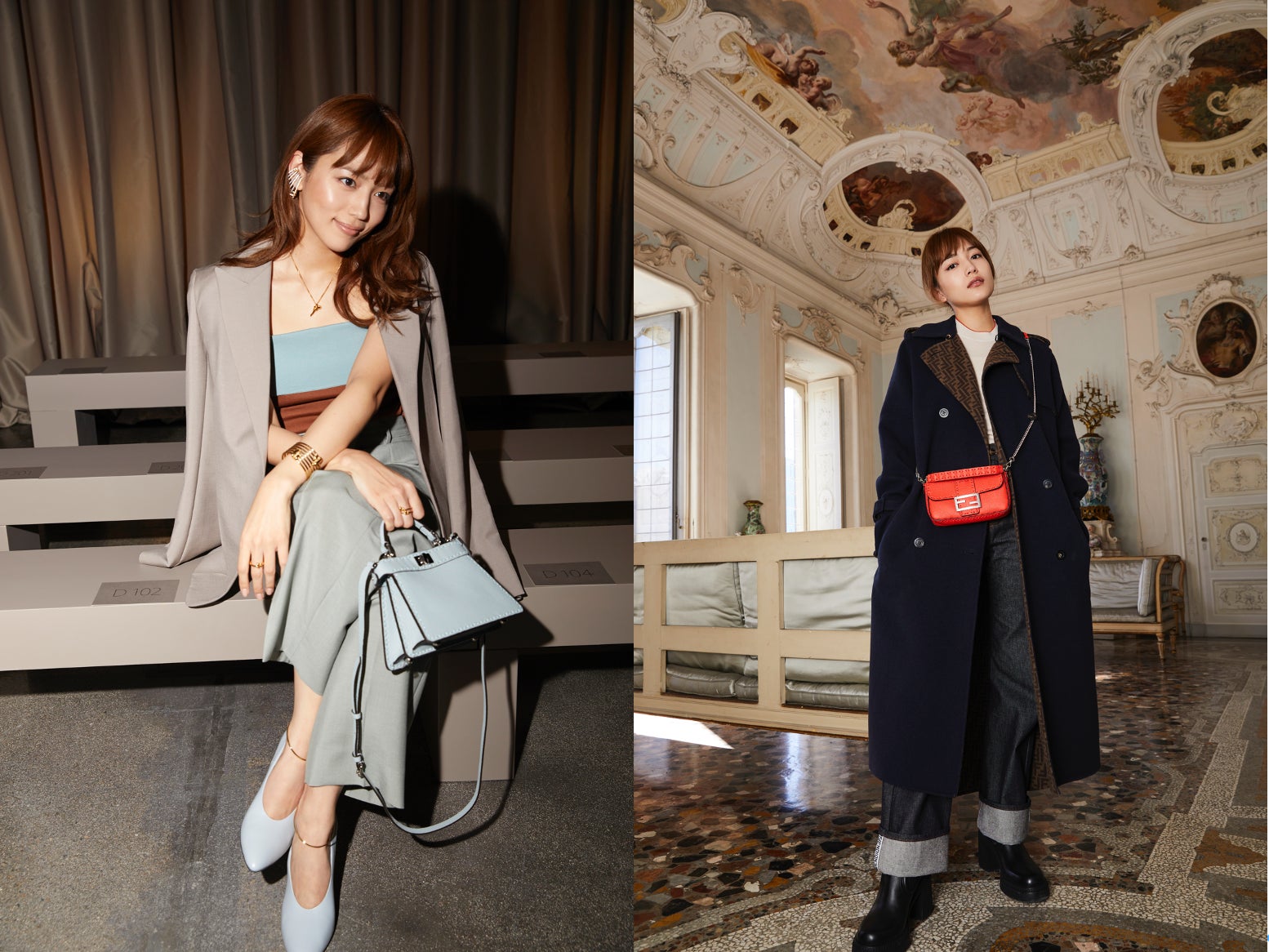 川口春奈がイタリアでフェンディの最新コレクションを体験!ショー後の特別な1日を公開 川口春奈がイタリアでフェンディの最新コレクションを体験!ショー後の特別な1日を公開