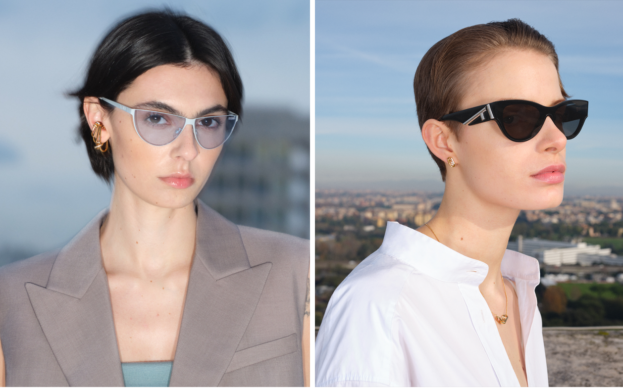 着画あり FENDI 定価38万23SS エンボス加工 リネン ダブルジャケット フェンディ、2024年春夏 ウィメンズアイウェアコレクションの新作を