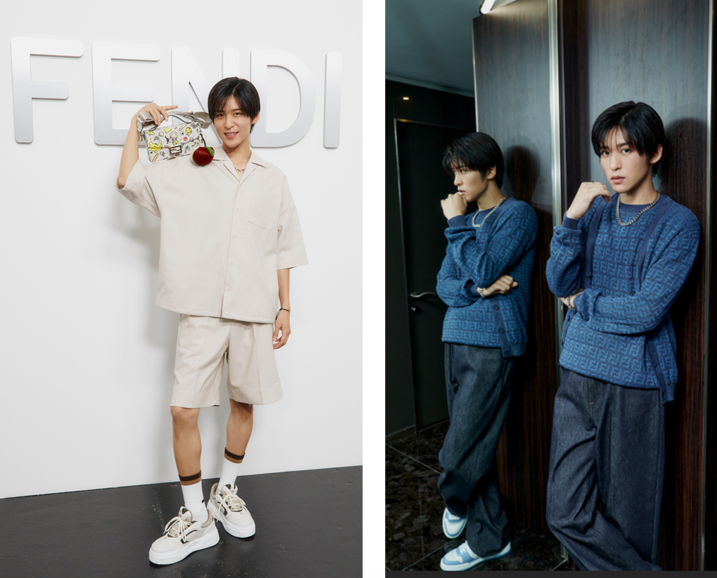 目黒蓮 フェンディ 2025年春夏 メンズコレクションに密着