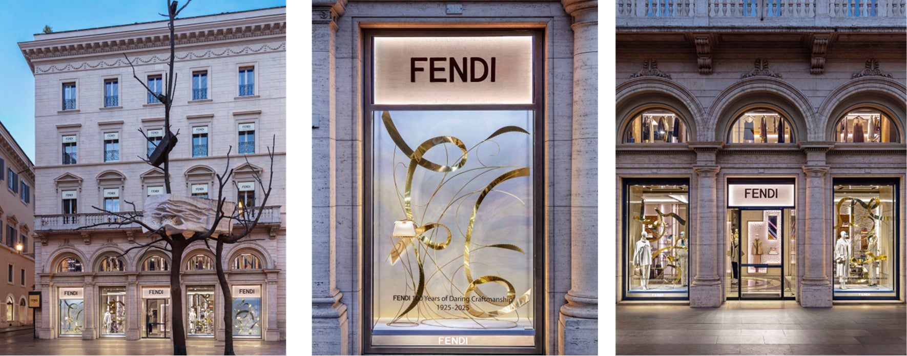 フェンディ、100周年を記念するウィンドウディスプレイ「フェンディ フェンディ、100周年を記念するウィンドウディスプレイ「フェンディ