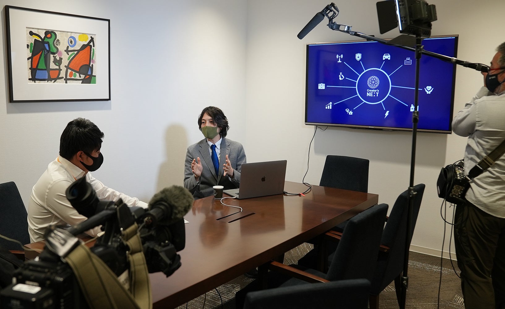 1月5日放送のNHK『おはよう日本』にて車への不正アクセスを防止する技術としてご紹介いただきました