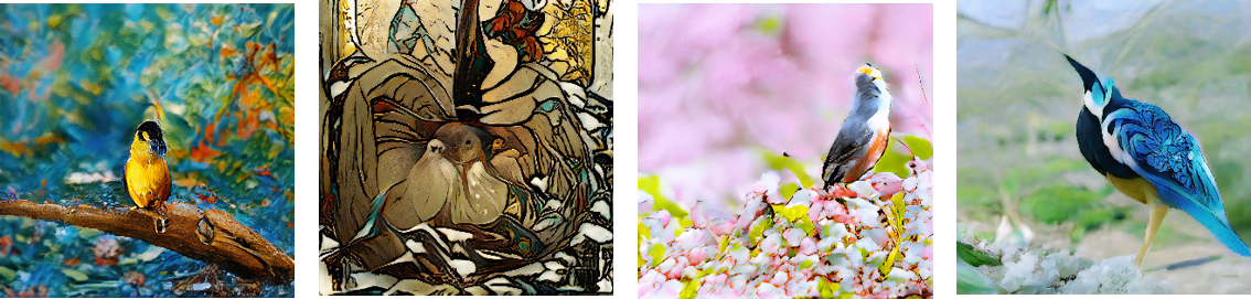 AIの技術を使って描かれた絵画作品