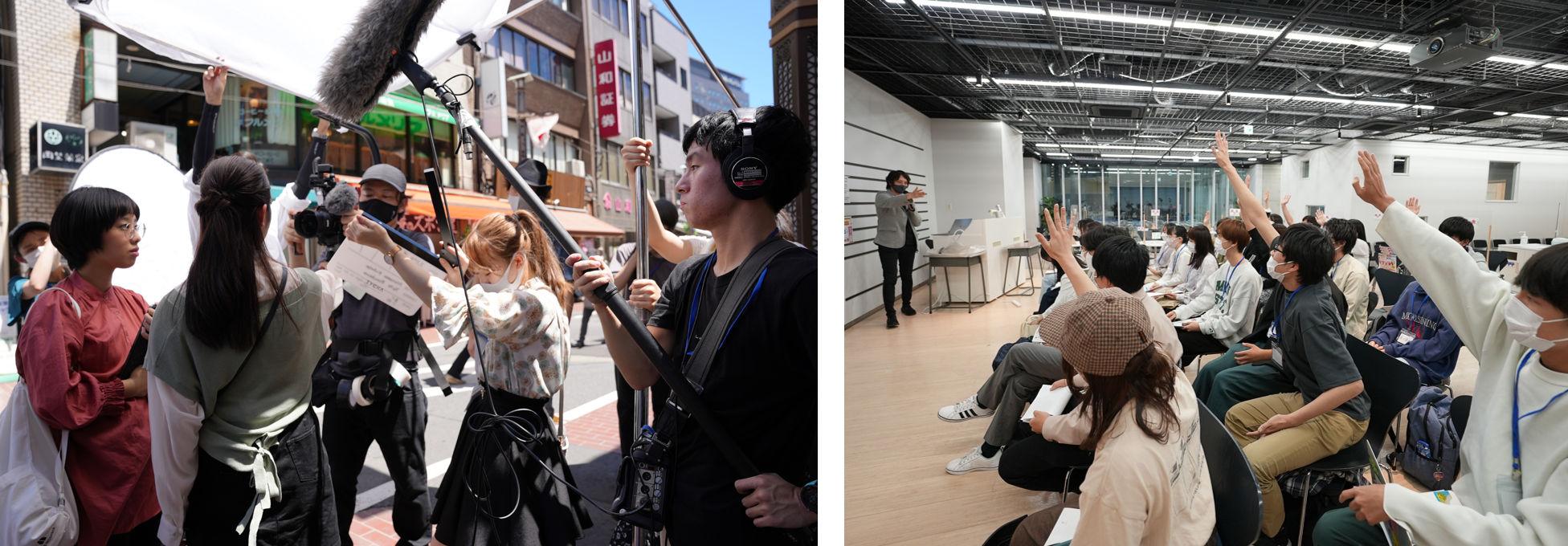 大正大学でのプロジェクト風景