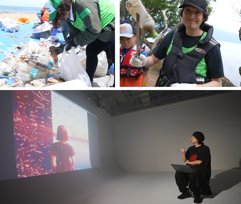 ボランティア活動参加の様子や創作のプロセスを発信