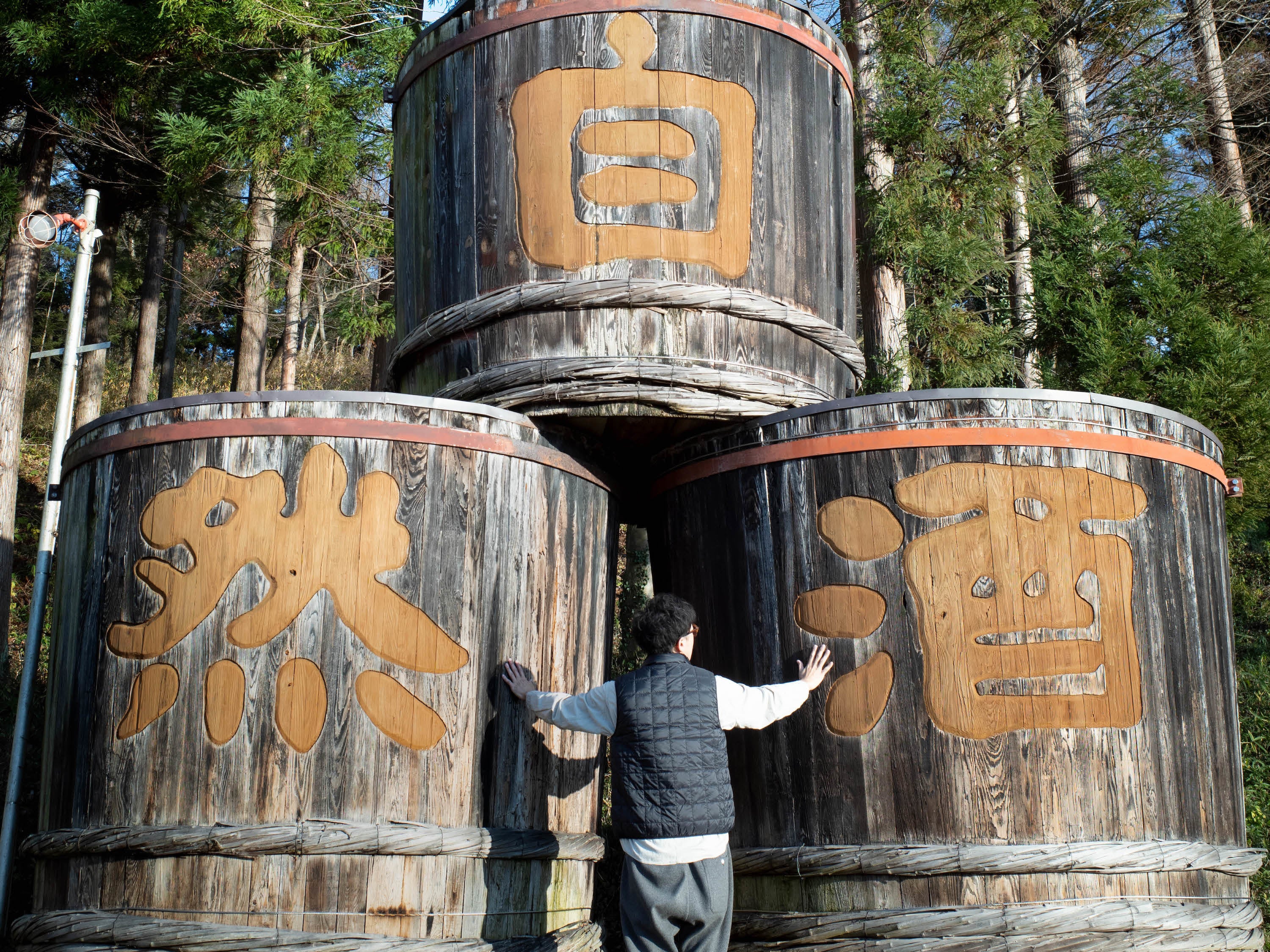 編集長、現地取材の様子