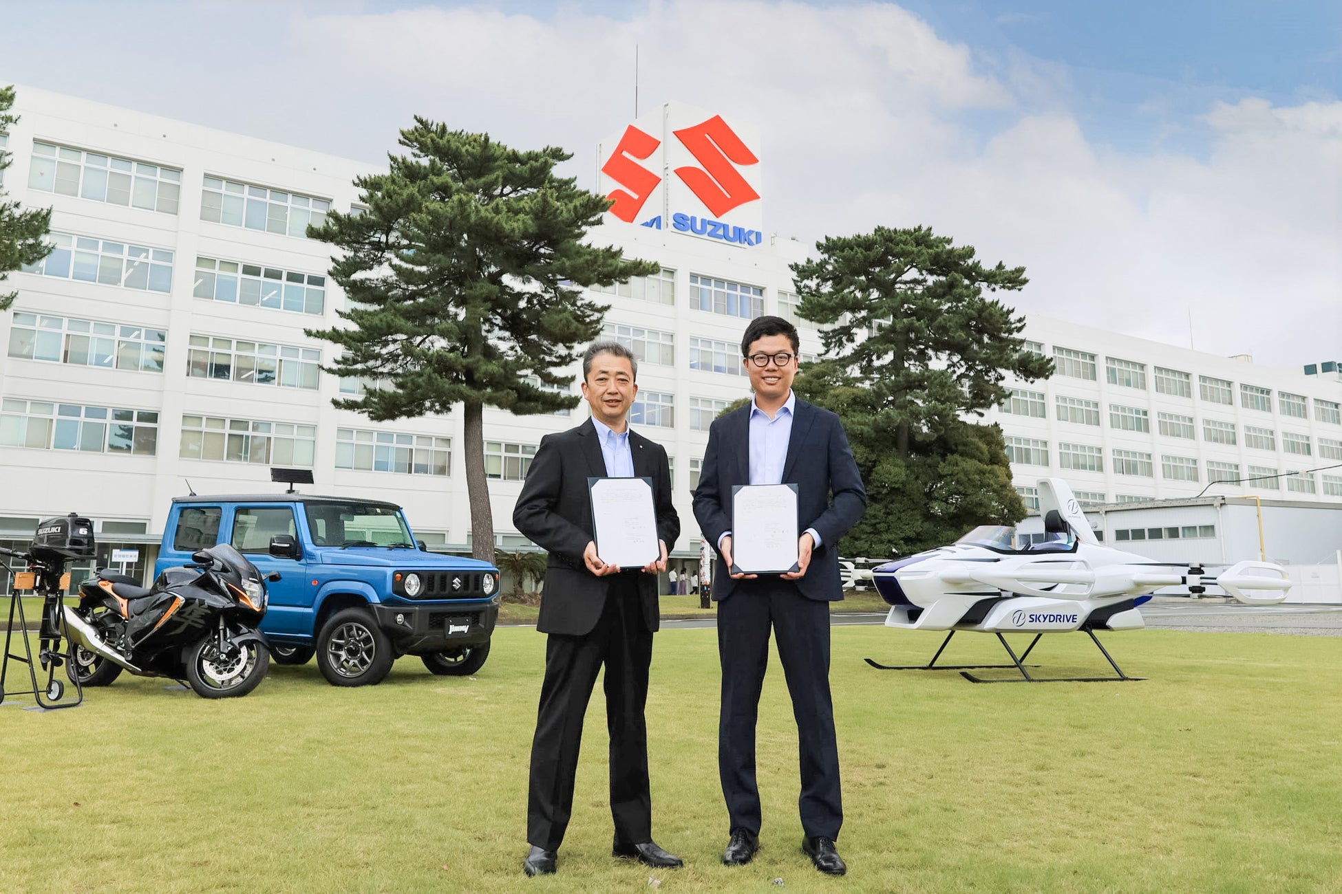 空飛ぶクルマの製造に向け、スズキと基本合意 | 株式会社SkyDriveのプレスリリース