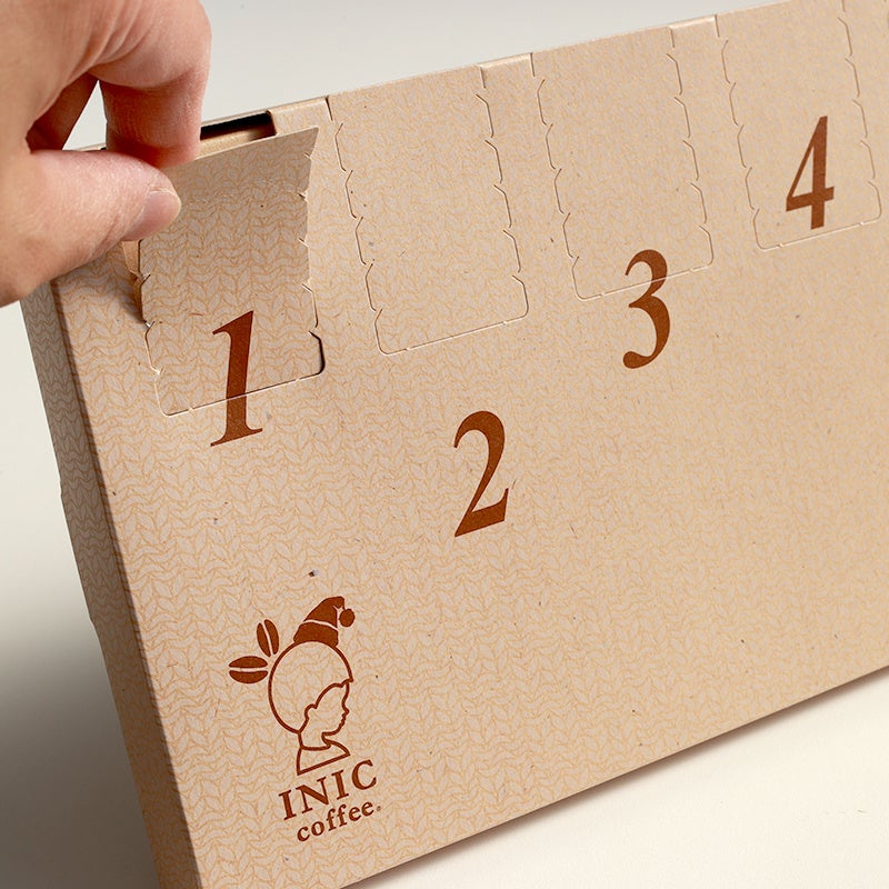 何のコーヒーが出てくるかは開けるまでのお楽しみ！