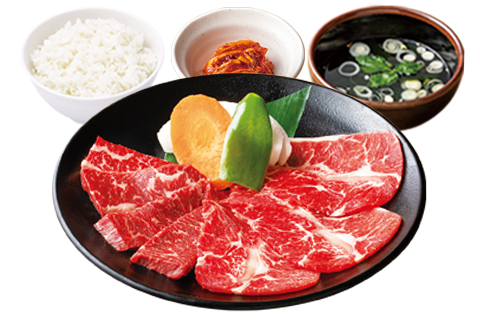 ハラミミスジ定食