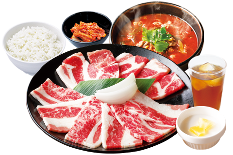 Fカルビ豚肩ロースSPランチ