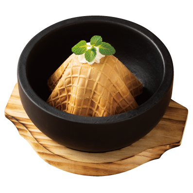 いちごのザクザクマウンテン提供時