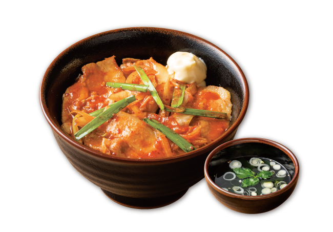 ワンコイン_豚キムチ丼