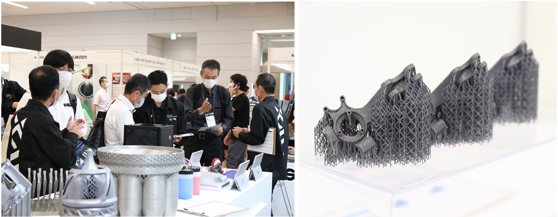 「フォームネクストフォーラム 東京2022」の会場の様子と出展製品