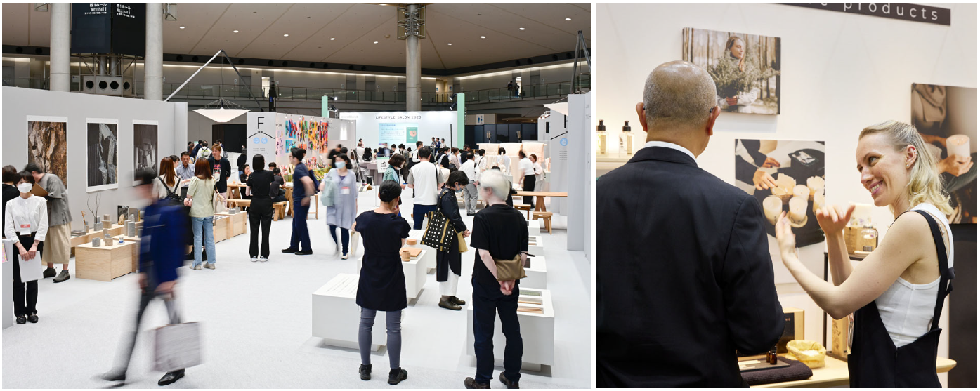 2023年の「インテリア ライフスタイル」会場の様子