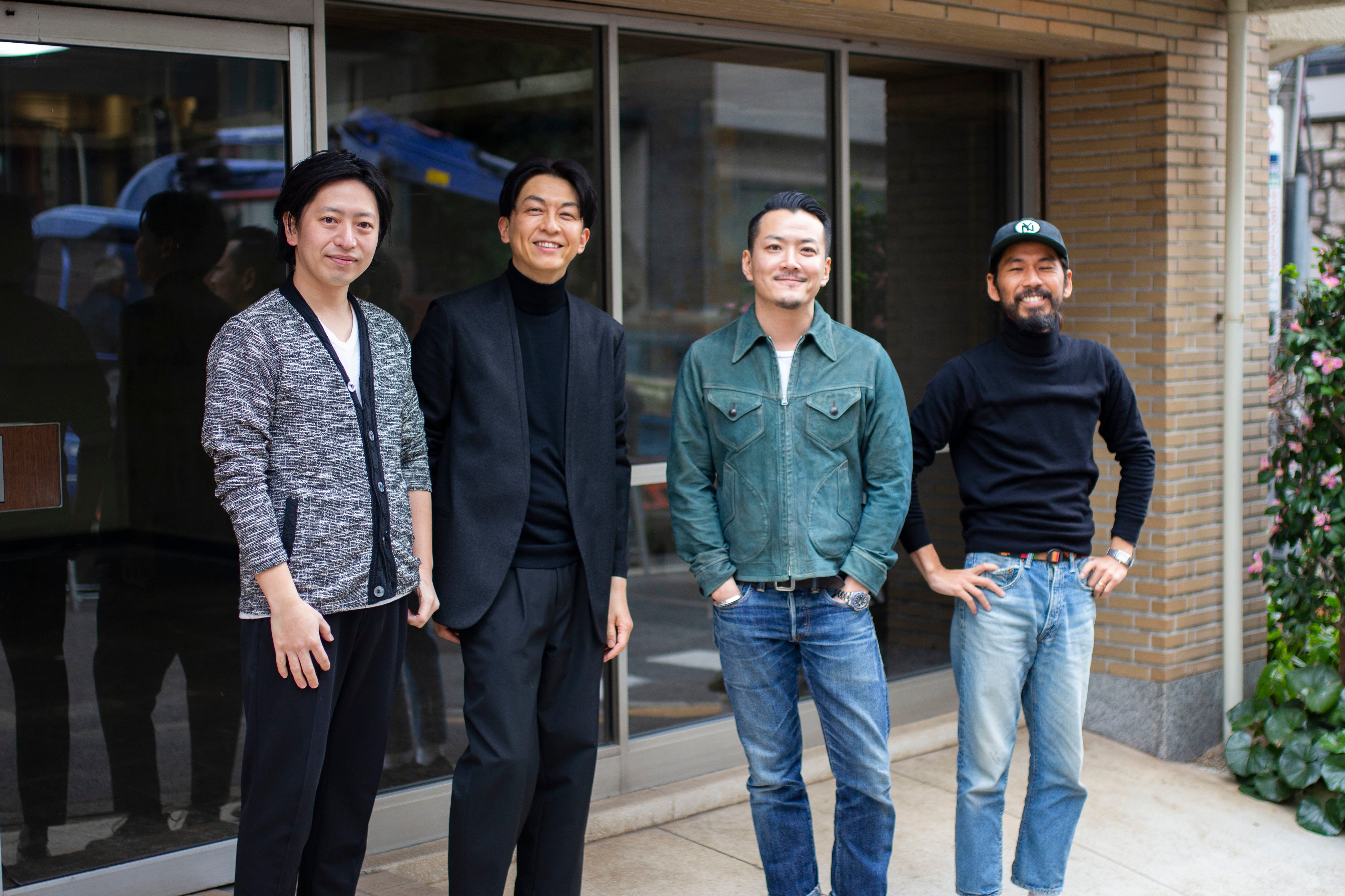 左から：大渕修一、石谷貴之、後閑信吾、堀口洋輔