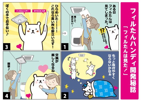 フィルたんハンディ　開発秘話