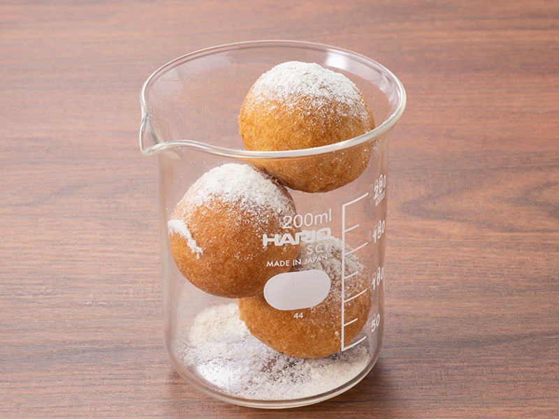 ビーカーチーズボール