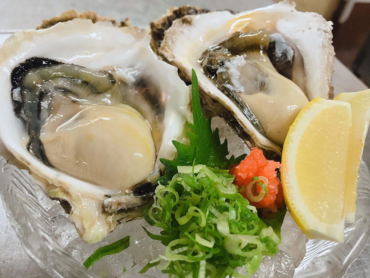 ぷりぷりの肉厚 生牡蠣が半額