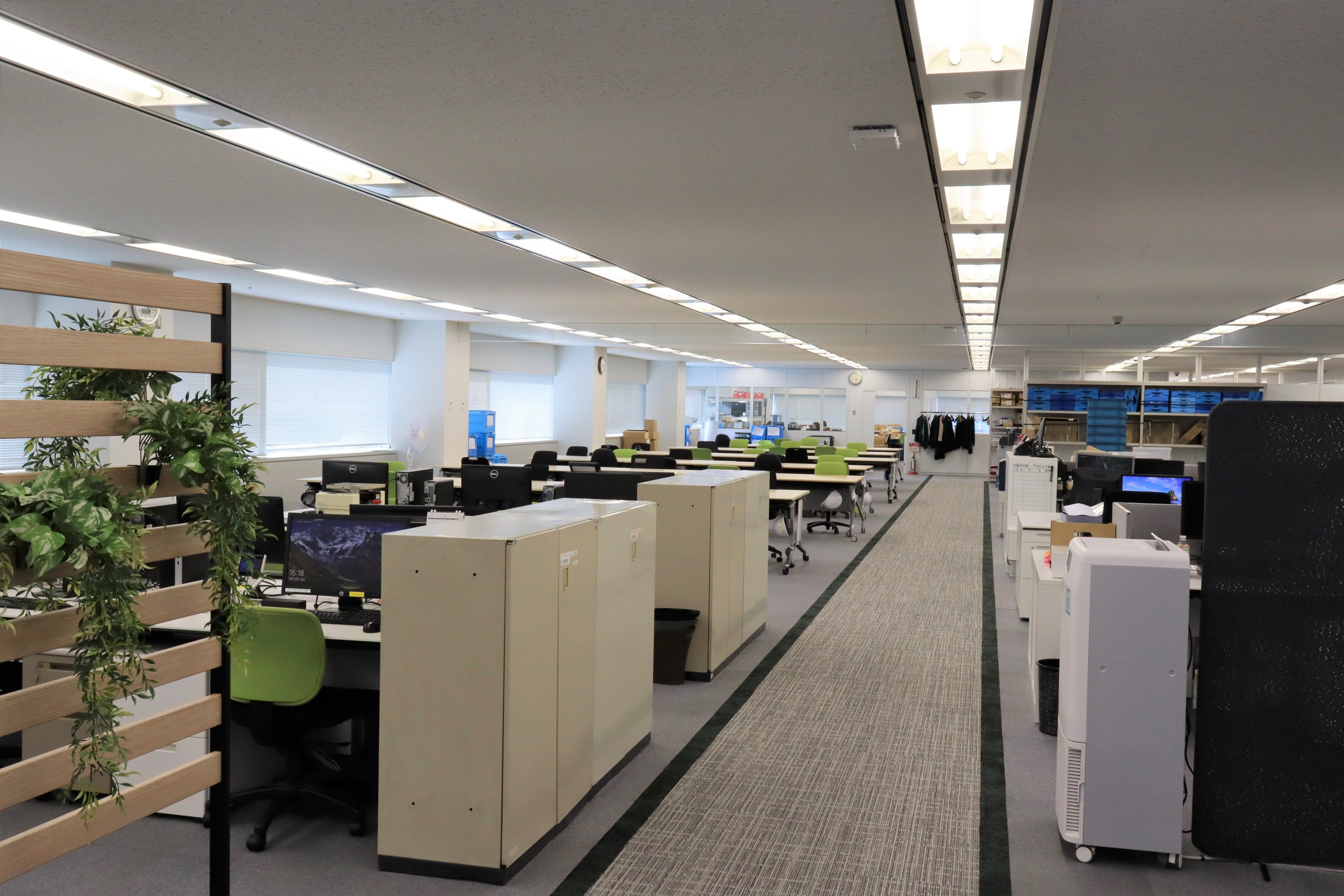 レイアウト変更を行った西棟