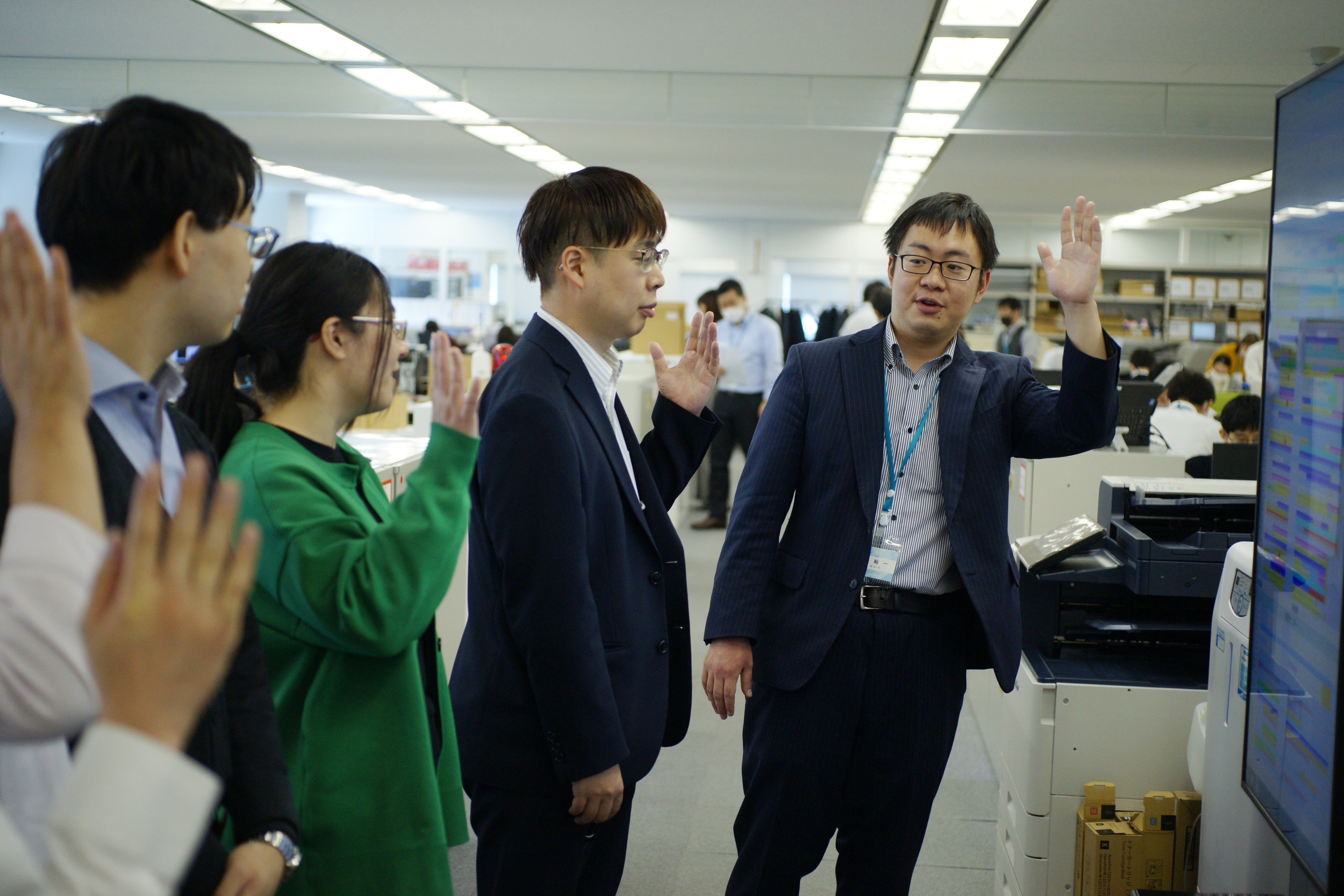 会社見学の様子（来社開催時）