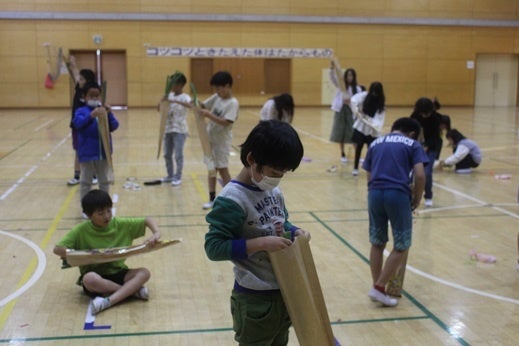 【１０月３１日（火）に川本南小学校で出前授業を実施した様子】（2）