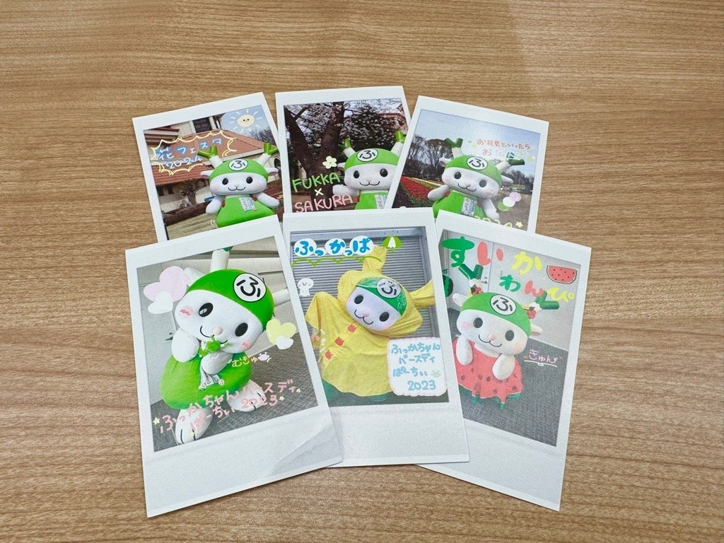 ふっかちゃんチェキ風カード（イメージ写真）