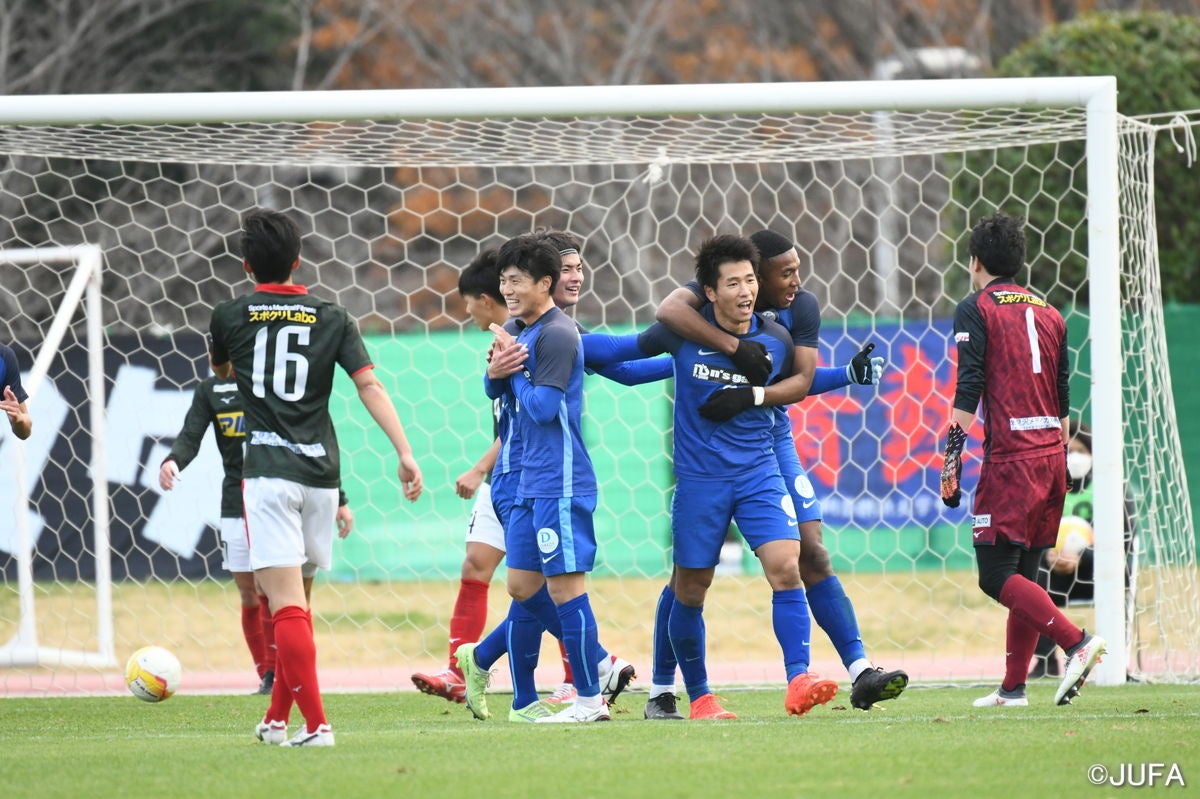 北海道教育大岩見沢校（北海道代表）に先制を許した桐蔭横浜大（関東第4代表）だが、川崎フロンターレ内定・山田新のゴールなどで逆転に成功。3回戦進出を決めた。