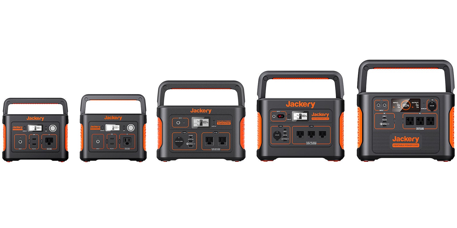 Jackery ポータブル電源 240／400／708／1000／1500