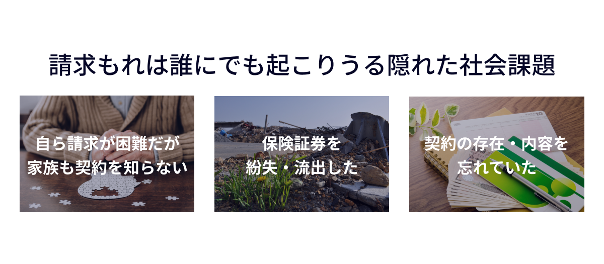 保険は自ら請求しないと支払われない