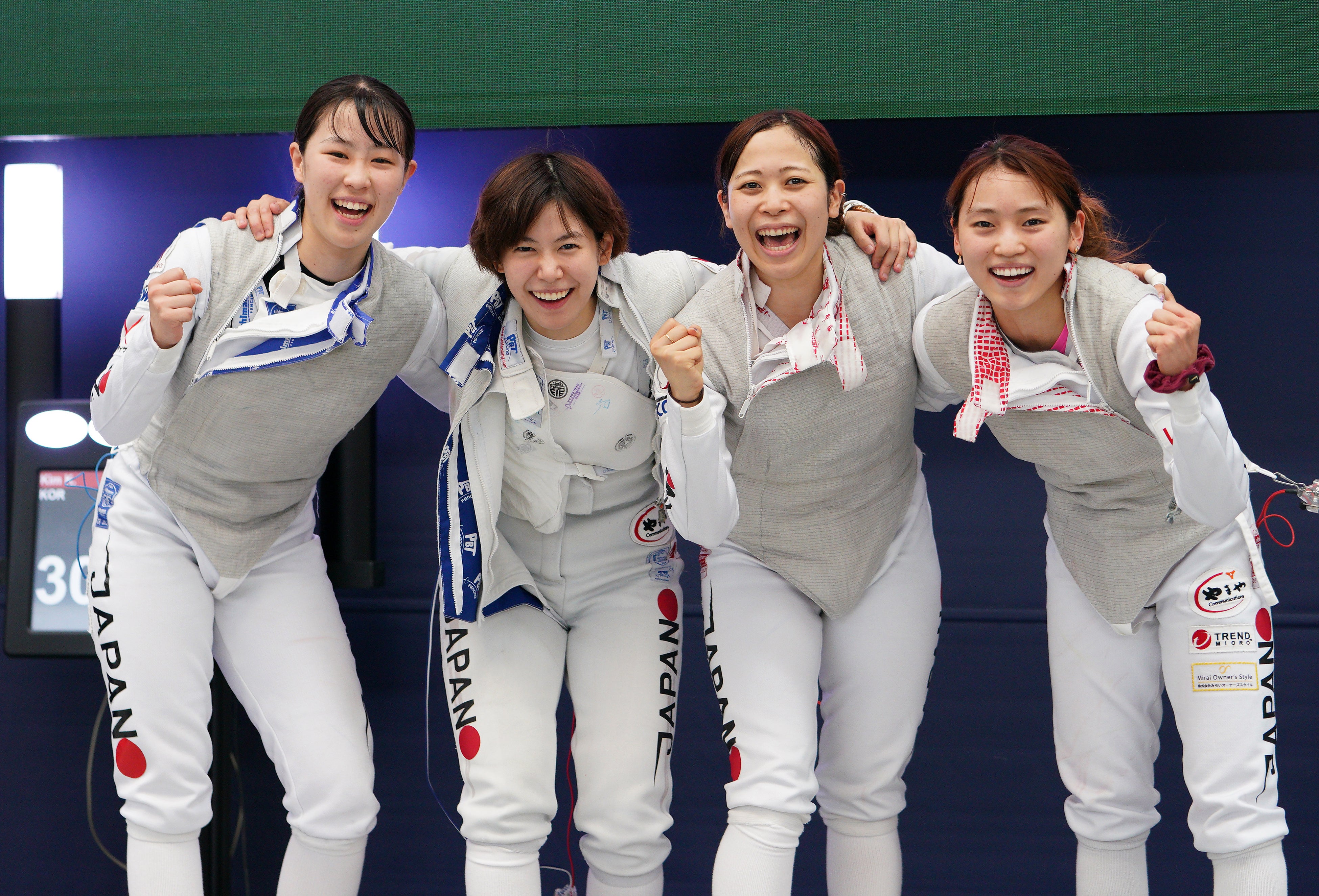 左から：竹山・宮脇・菊池・東(晟)