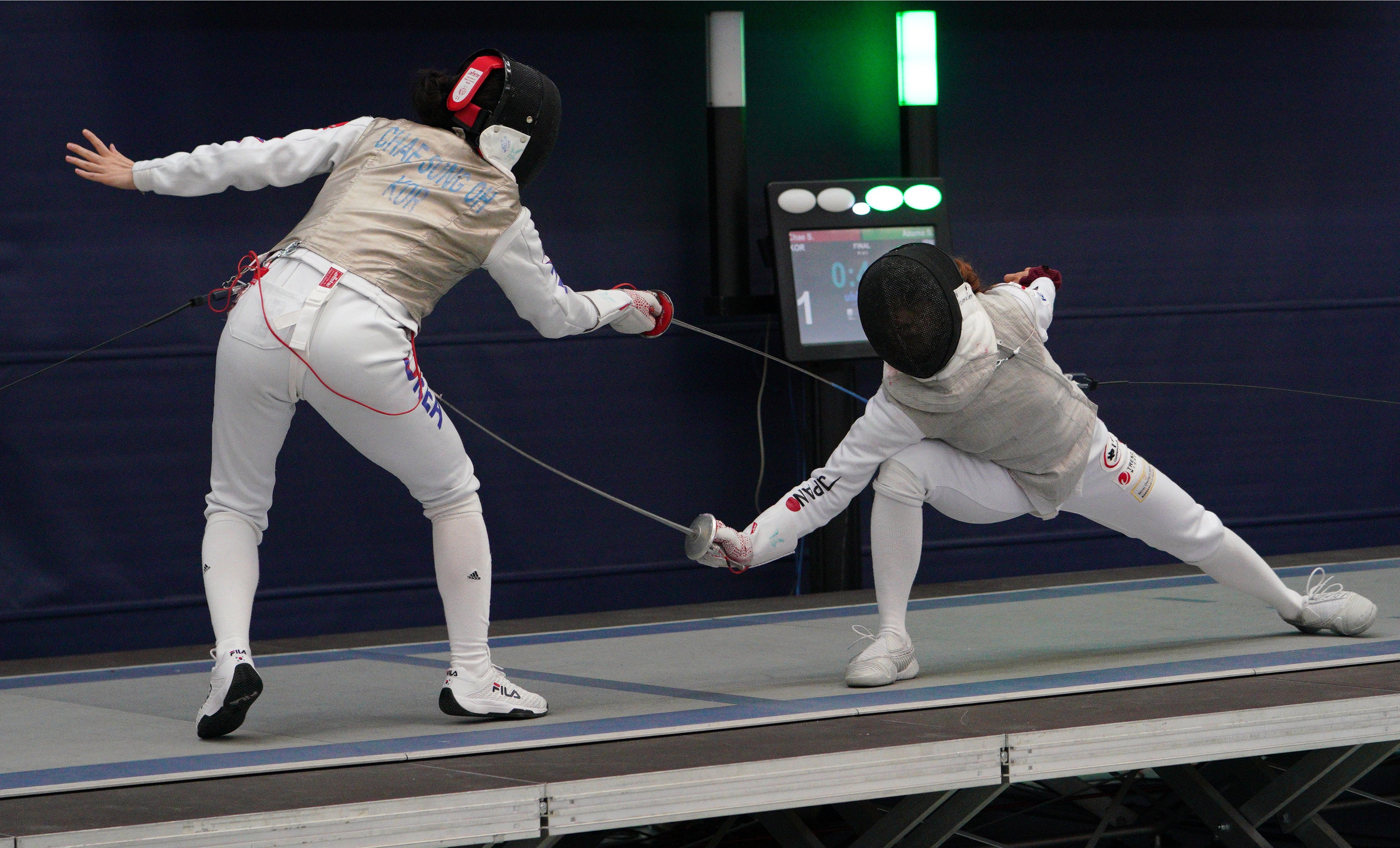 韓国戦では終始リード