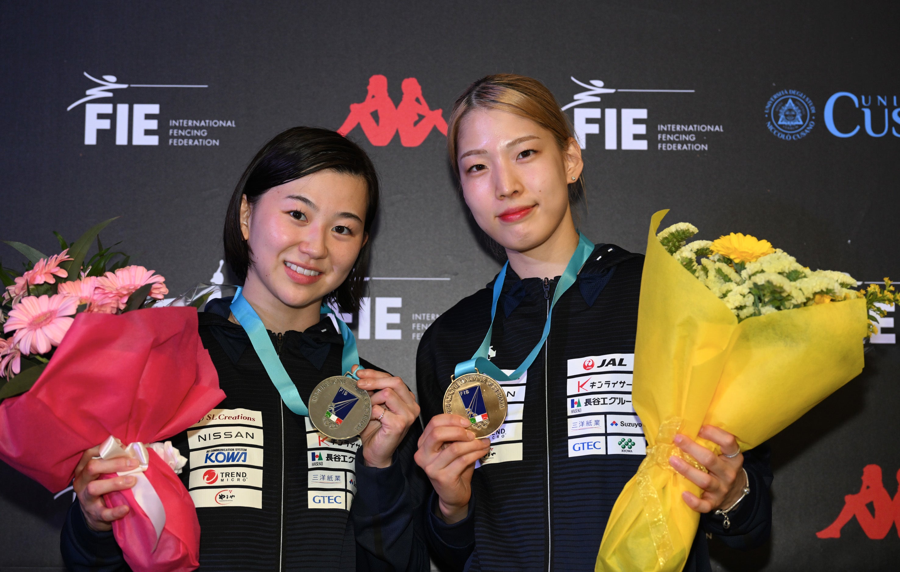 左：髙嶋選手、右：江村選手